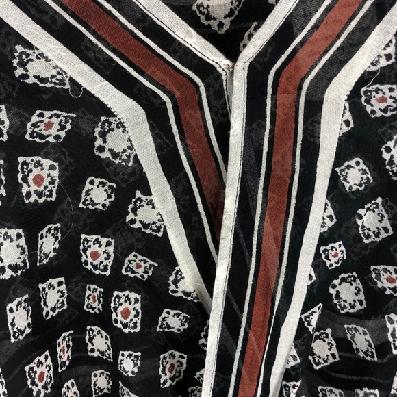 Free People One Before Dawn Printed Wrap Blouse - Picture 3 of 6